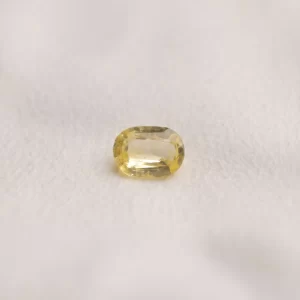Yellow Sapphire (Pukhraj) - Golden Oval
