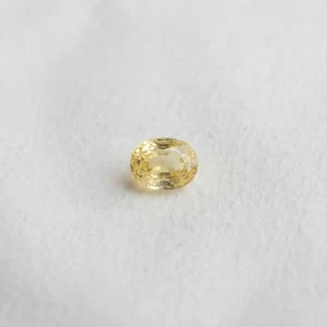 Natural Yellow Sapphire (Pukhraj) - Luminous Oval Cut