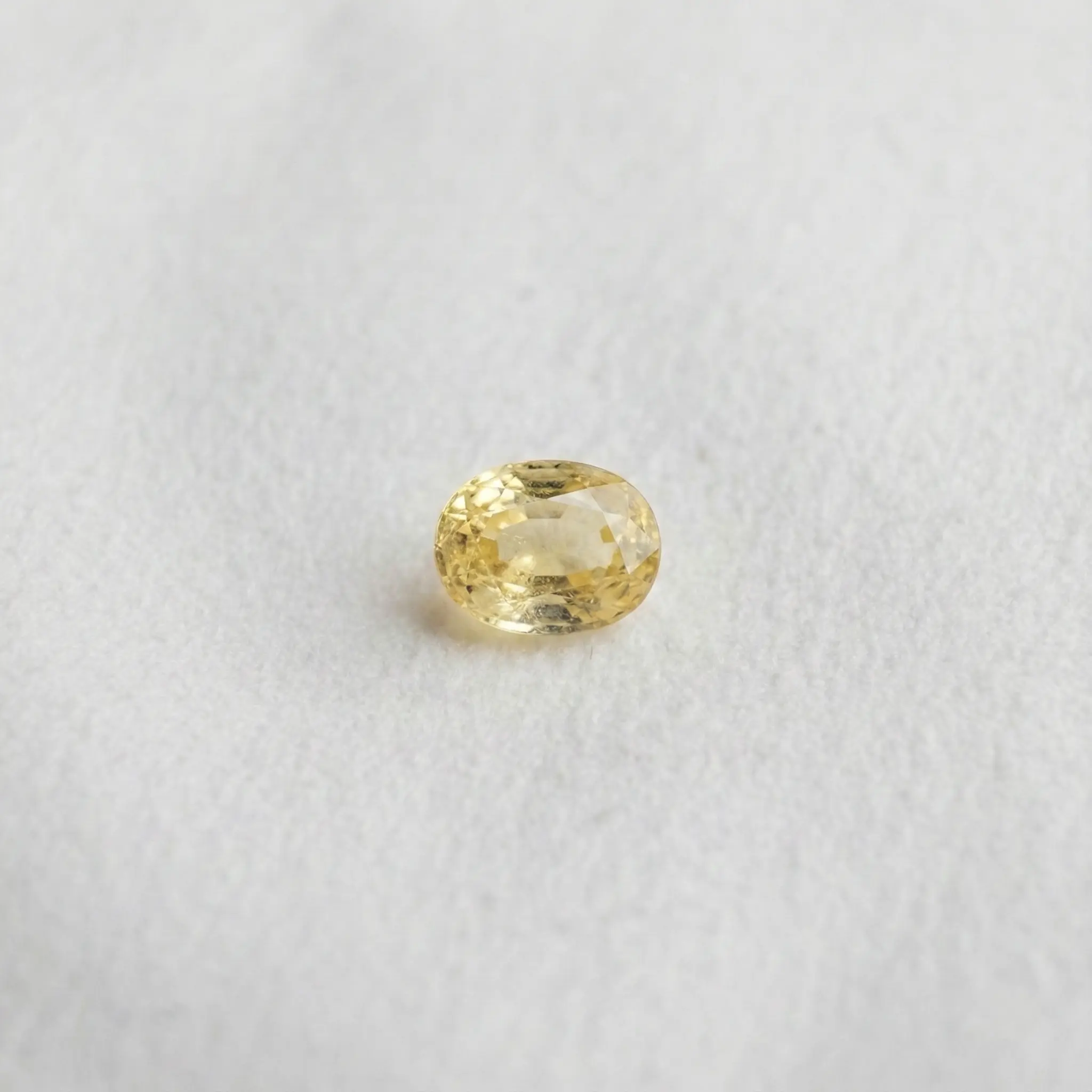 Natural Yellow Sapphire (Pukhraj) - Luminous Oval Cut